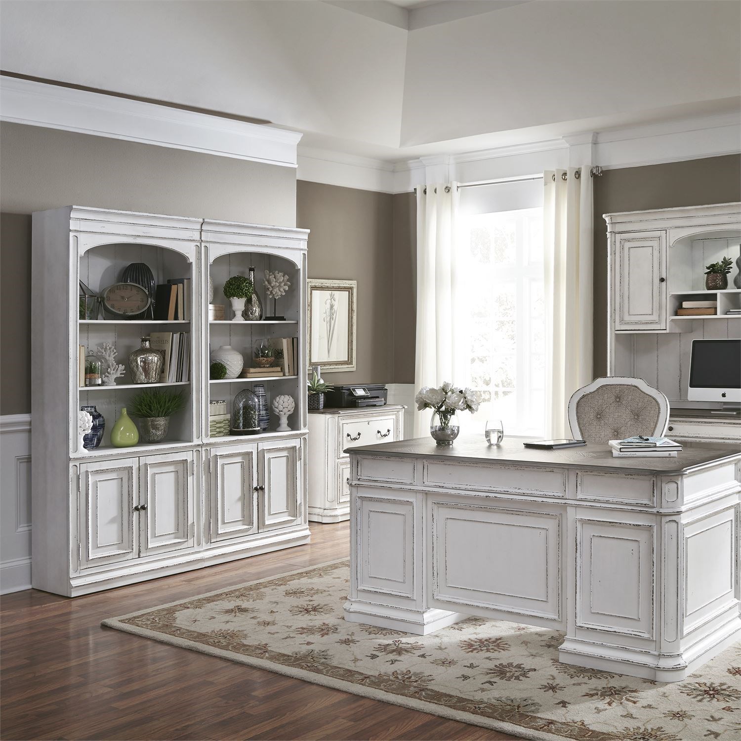 Magnolia manor bookcase sale